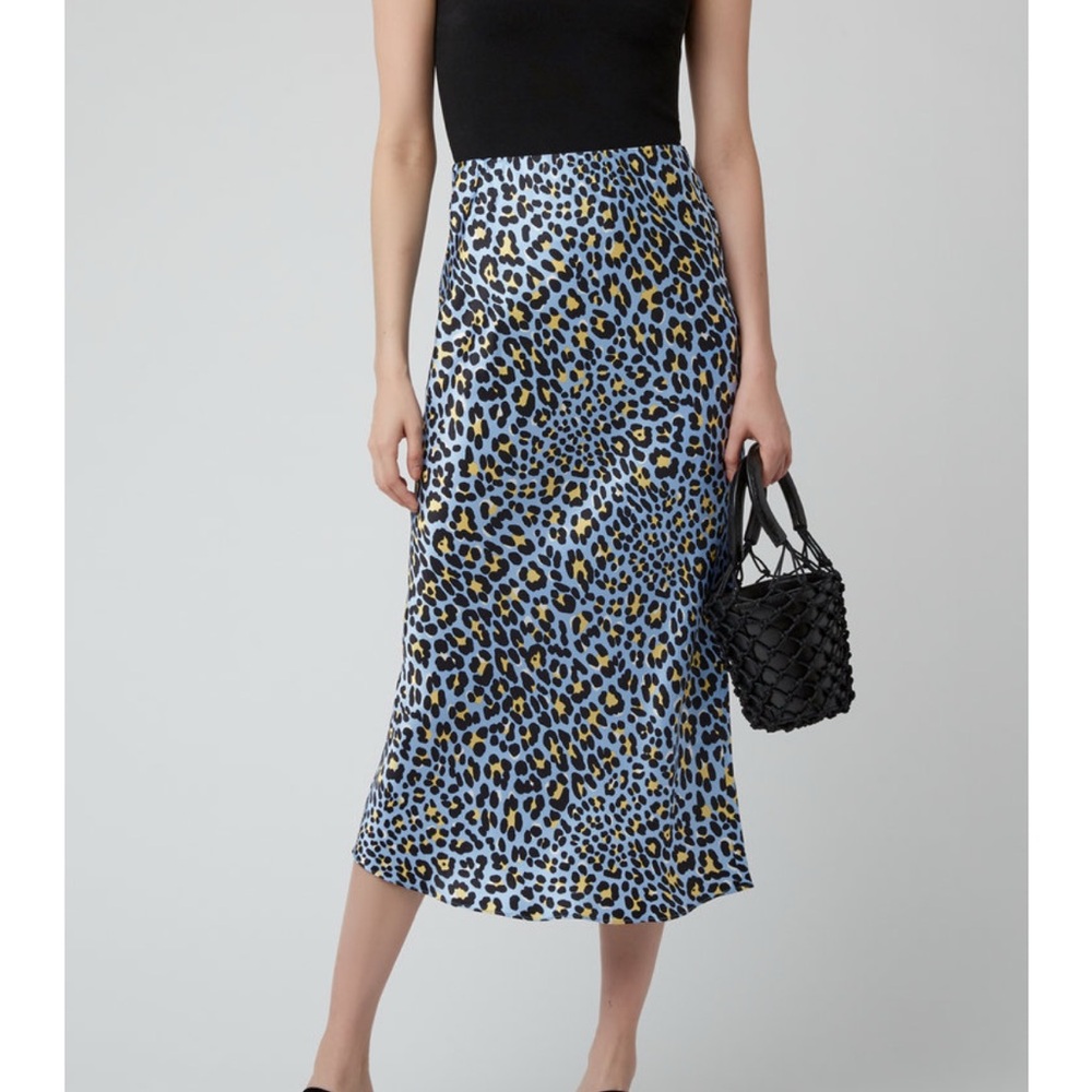 OLIVIA VON HALLE SILK BIAS SKIRT S SIZE 1